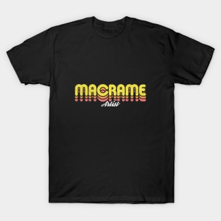 Retro Macrame Artist T-Shirt